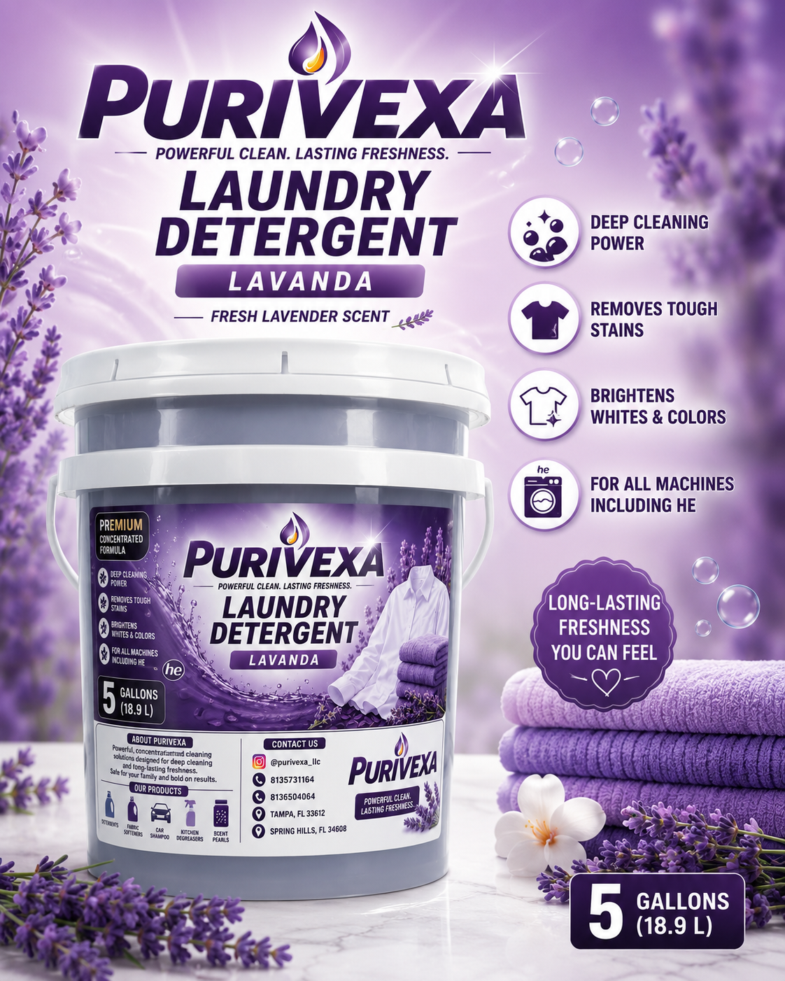 Purivexa Detergent (lavanda)