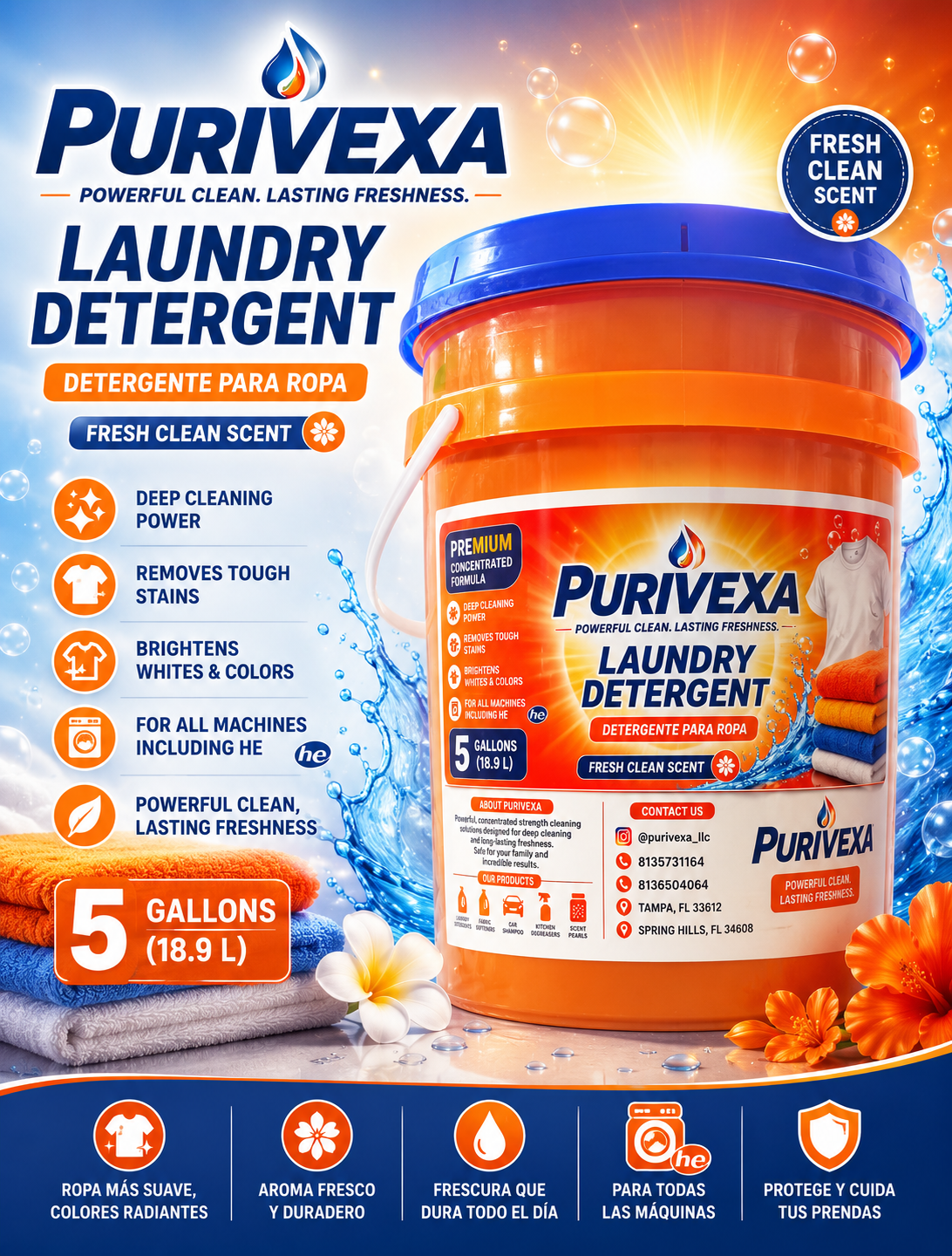 Purivexa L Detergent (Tide)