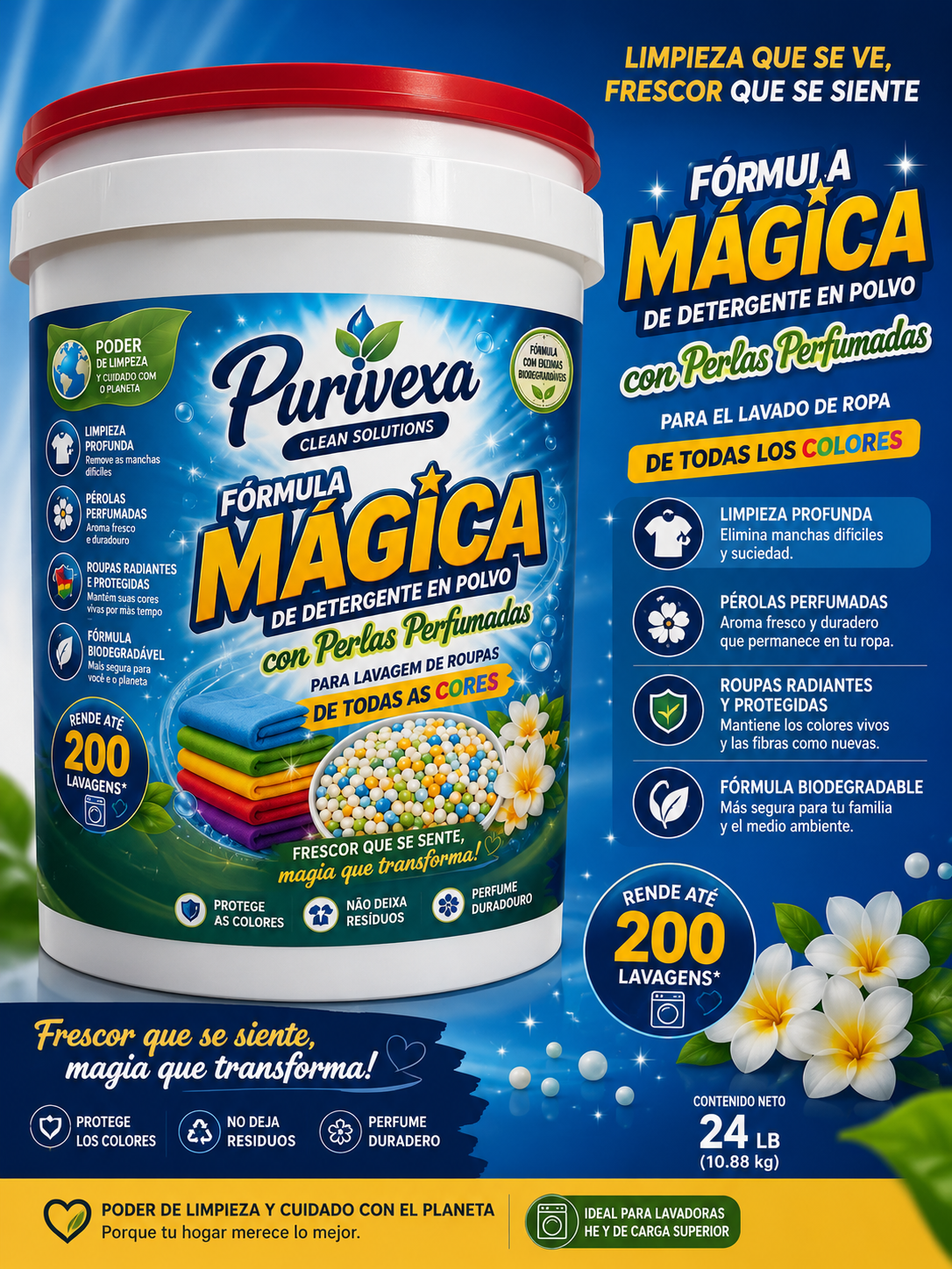 Fórmula Mágica (Detergente en polvo )